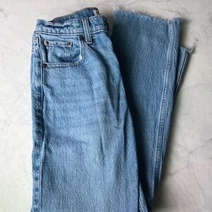 Abercrombie & Fitch Light Wash Straight Leg Jeans